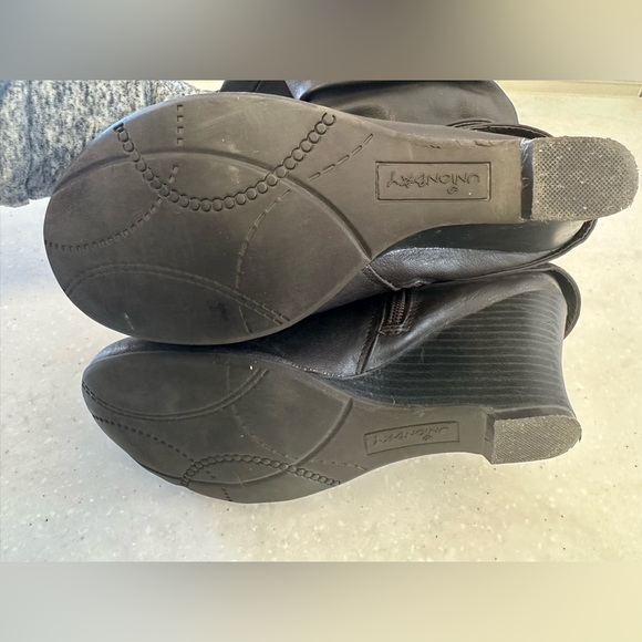 Union Bay Scrunch Buckle Women’s Knee High Wedge Boots size 6.5 - Picture 7 of 7